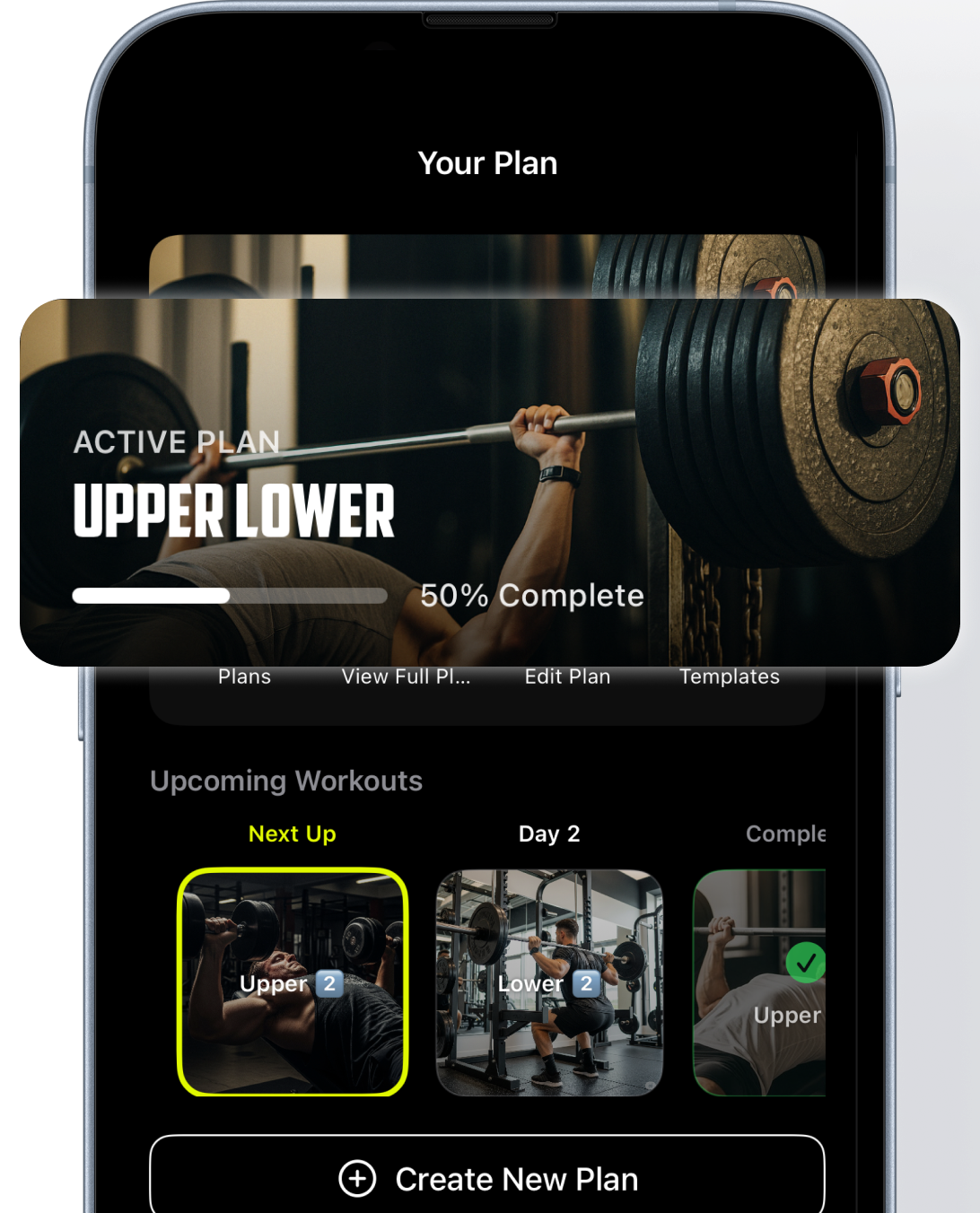 Personalized Workouts Screenshot