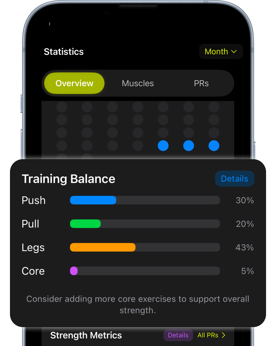 Visualize Your Gains Screenshot